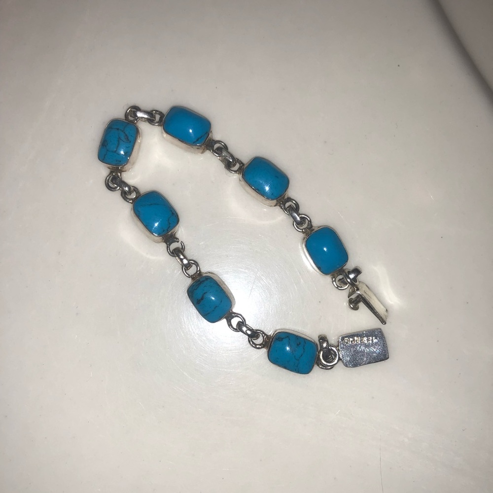 Silver Turquoise Bracelet